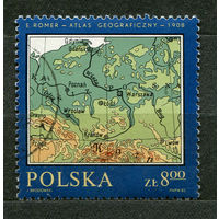 Географическая карта. Польша. 1982