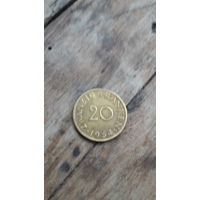 СААР 20 франков 1954 год