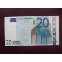 Европейский Союз 20 евро 2002