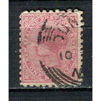 Новая Зеландия - 1882/1885 - Королева Виктория 1Р - [Mi.54 E] - 1 марка. Гашеная.  (LOT EZ25)-T10P20