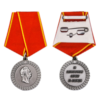 Копия медали За беспорочную службу в полиции Александр II