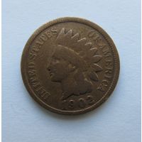 Все лоты с рубля.1 цент 1902 г.,США