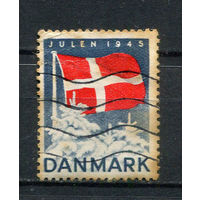 Дания - 1945 - Рождество - 1 виньетка. Гашеная.  (LOT Ei1)-T10P38