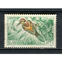 Ливан - 1965 - Птица 32,50Pia - [Mi.899] - 1 марка. Гашеная.  (Лот 50CG)