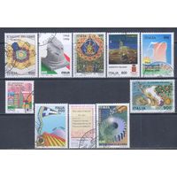 [2789] Италия 1997-99. 10 гашеных марок.