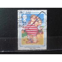 Англия 1994 Изображение почтовой открытки 1894 г. На пляже
