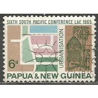 Папуа Новая Гвинея. 60 лет Южно-Тихоокеанской конференции. 1965г. Mi#78.