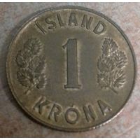 Исландия 1 крона 1975