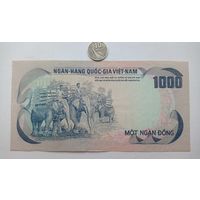 Werty71 Южный Вьетнам 1000 донг 1972 банкнота