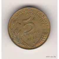 Франция, 5 centimes, 1975