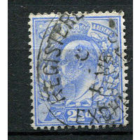 Великобритания - 1902 - Король Эдуард VII 2 1/2P - [Mi.107] - 1 марка. Гашеная.  (Лот 102Q)