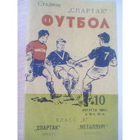 10.08.1963--Спартак Брест--Металлург Рустави