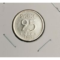 215. 25 эре 1959 г. Серебро