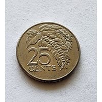 Тринидад и Тобаго 25 центов, 2005