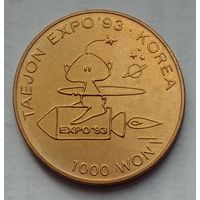 Южная Корея 1000 вон 1993 г. ЭКСПО 93. Тэджон