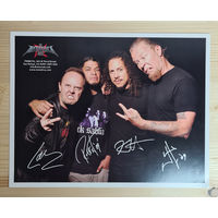 Фотокарточка Metallica официальная с Metclub'а