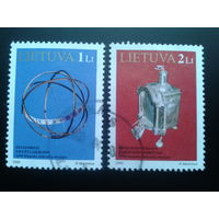 Литва 2000 Техн. памятники, часы Полная серия Михель-2,5 евро гаш