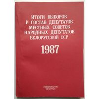 Брошюра Итоги выборов в местные советы БССР 1987 96с.