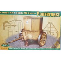 ACE #72561 1/72   German WW2 mobile MG bunker Panzernest