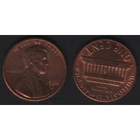 США km201b 1 цент 1984 год (D) (f0