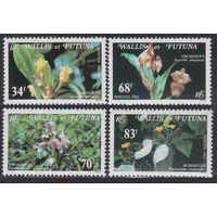 1982 Уоллис и Футуна 416-419 Цветы 9,00 евро
