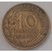 Франция 10 сантимов, 1968 (3-15-212)