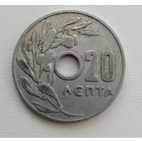 Греция 20 лепт 1954