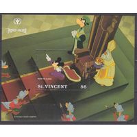 1991 Сент-Винсент 1841/B185 Дисней - Коронация Микки 6,00 евро