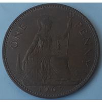 Великобритания 1 пенни, 1967 (4-4-3)