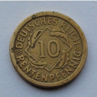 Германия - Веймарская республика 10 рентенфеннигов. 1924. E