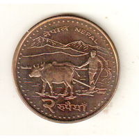 Непал 2 рупия 2009