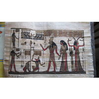 Картина, папирус из Египта