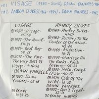 CD MP3 дискография VISAGE, AMBOY DUKES, DAMN YANKEES - 2 CD