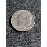США 10 центов 1966