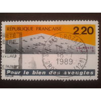 Франция 1989 азбука Бройля для слепых
