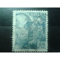 Испания 1949 Генерал Франко 30 с, гос. герб К 12 3/4:13 1/4