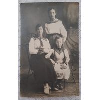 Фотография старинная, фотограф Д. Погосткин, Бобруйскъ, 1900-е годы.