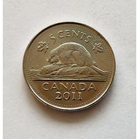 Канада 5 центов, 2011