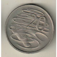 Австралия 20 цент 1968
