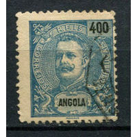 Португальские колонии - Ангола - 1903 - Король Карлуш I 400R - [Mi.86] - 1 марка. Гашеная.  (Лот 110AO)