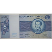 Бразилия 5 крузейро 1970 - 1980 гг. (g)