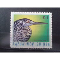 Папуа Новая Гвинея, 1996. Полосатая цапля, Mi-1,40 евро гаш.