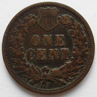 США 1 цент 1901 года Индеец