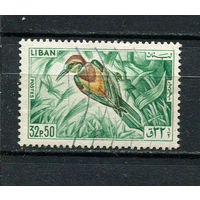 Ливан - 1965 - Птица 32,50Pia - [Mi.899] - 1 марка. Гашеная.  (LOT Ds40)