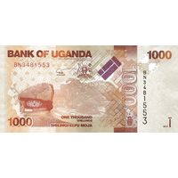 Уганда 1000 шиллингов образца 2013 года UNC p49b