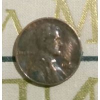 1 цент США 1968 Г.В. D