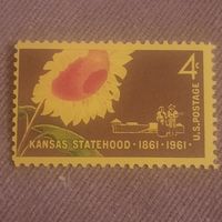 США 1961. 100 летие государственности Канзаса