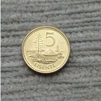 Werty71 Лесото 5 лисенте 1998 Блеск центов