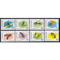 Марки Вьетнам 1982 Осы и пчелы. Серия из 8 марок зубцовка
