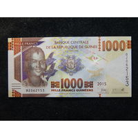 Гвинея 1000 франков 2015г.UNC